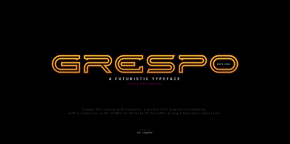 Grespo Font Poster 1