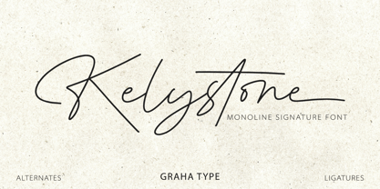 Kelystone Font Poster 1