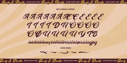 Berdy Danilla Font Poster 14