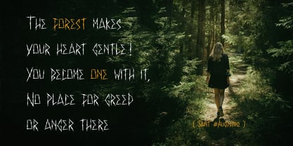 Last Forest Handwritten Font Poster 3