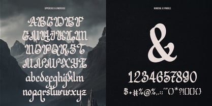 Black Rathen Font Poster 13