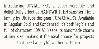 TC Jovial Pro Serif Font Poster 2