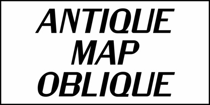 Antique Map JNL Font Poster 4