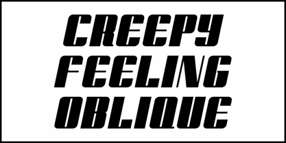 Creepy Feeling JNL Font Poster 4