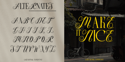 Last Royal Font Poster 11