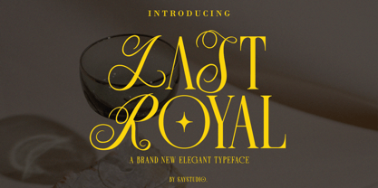 Last Royal Font Poster 1