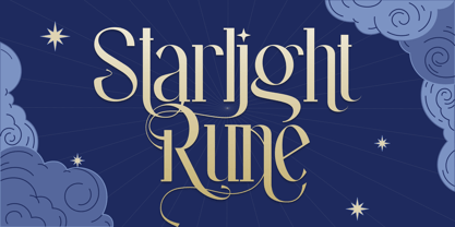 Starlight Rune Font Poster 1