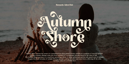 Romantic Adore Font Poster 10