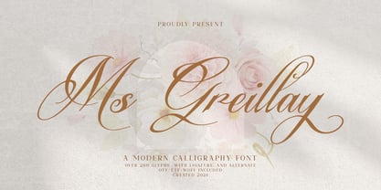 Ms Greillay Font Poster 1