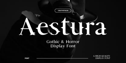 Aestura Font Poster 1