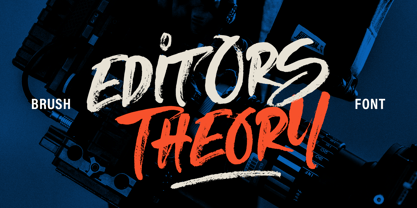 Editors Theory Font Poster 1