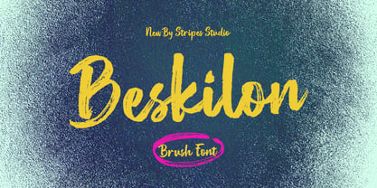 Beskilon Brush Fuente Póster 1