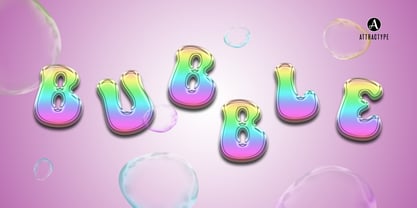 Bubbloom Font Poster 4