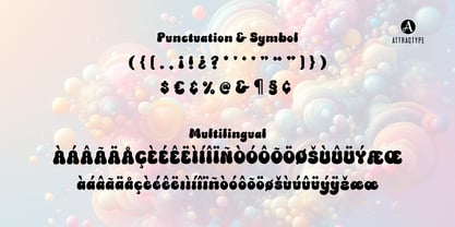 Bubbloom Font Poster 7