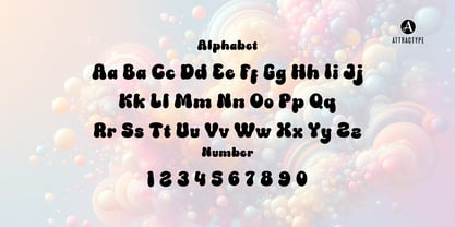 Bubbloom Font Poster 6