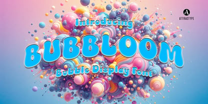 Bubbloom Font Poster 1