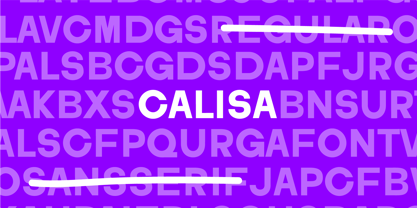 Calisa Font Poster 1