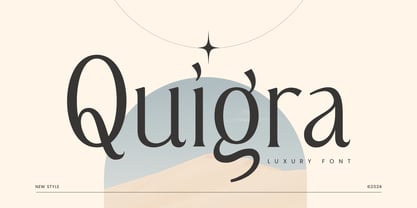 Quigra Font Poster 1