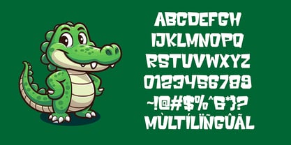 Croco Bold Font Poster 2