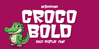 Croco Bold Font Poster 1