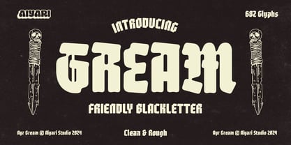 Ayr Gream Font Poster 1