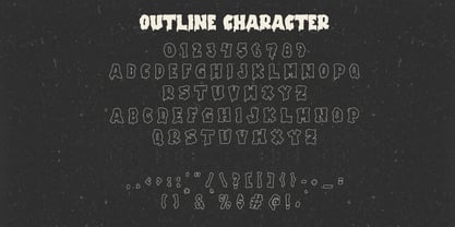 Spook Ink Font Poster 9