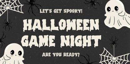 Spook Ink Font Poster 3