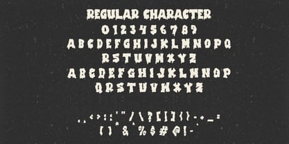 Spook Ink Font Poster 8