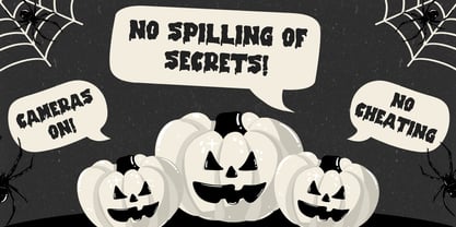 Spook Ink Font Poster 4