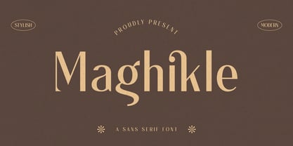 Maghikle Font Poster 1