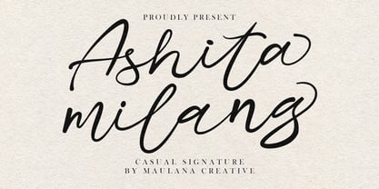 MC Ashitamilang Font Poster 1