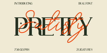 Pretty Satisfy Font Poster 1