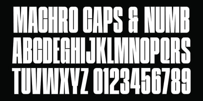 FBS Machro Font Poster 5