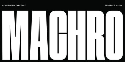 FBS Machro Font Poster 1