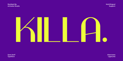 Killa Font Poster 1