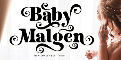 Baby Malgen Font Poster 9