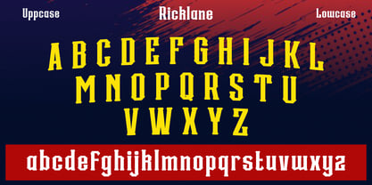 Ricklane Font Poster 6