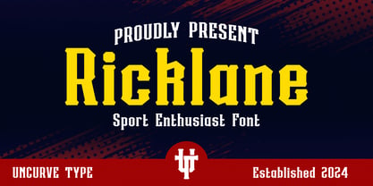 Ricklane Font Poster 1