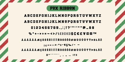 Fox Ribbon Fuente Póster 7