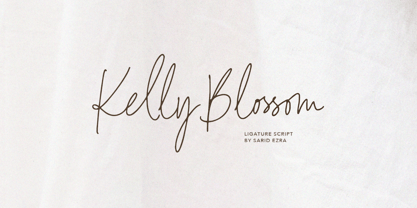 Kelly Blossom Font Poster 1