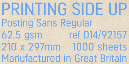 Posting Sans Font Poster 8