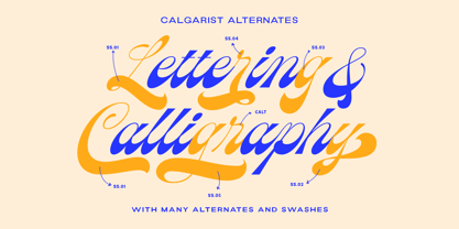 Calgarist Font Poster 3