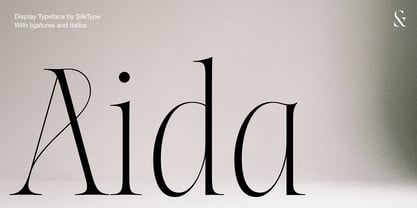 Aida Font Poster 1