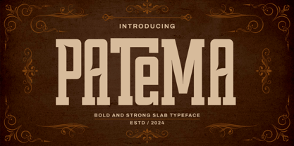 Patema Font Poster 1