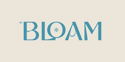 Md Bloam Font Poster 1