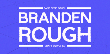 Branden Rough Font Poster 1