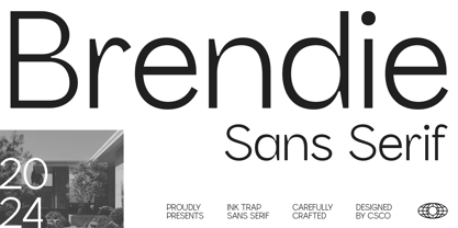 Brendie Font Poster 1