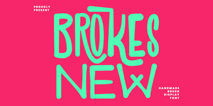 MC Brokes New Font Poster 1