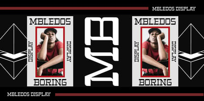 Mbledos Display Font Poster 6