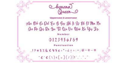 Banana Queen Font Poster 10